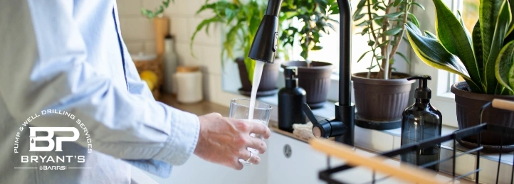 Clean well water from tap